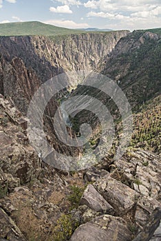 Black Canyon of the Gunnison River Vertical