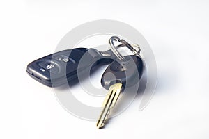 Black car keys with remote control