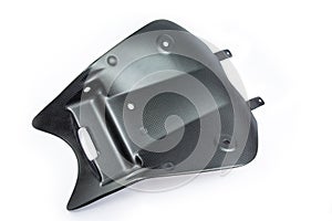 Black carbon fiber composite material background