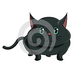 Black Cat Cute chibi