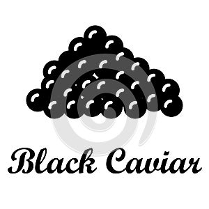 Black caviar icon