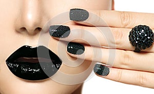 Black Caviar Manicure