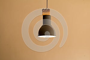 Black ceiling lamp