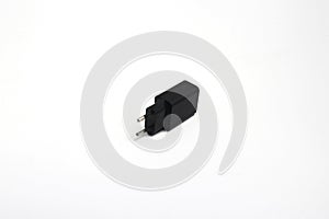 A black Cellphone Charger Adapter