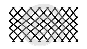 Black Chain Link Fence Pattern Texture, vector design Generative AI