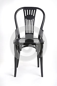 Black chair - schwarzer Stuhl photo