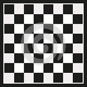 Black checkerboard Chess