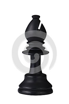 Black chess bishop