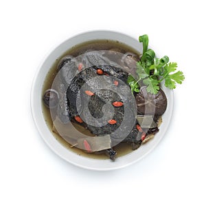 Black Chicken Soup with Chinese Herbs