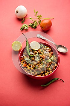 Black Chickpea Chaat or Kala Chana Chat recipe