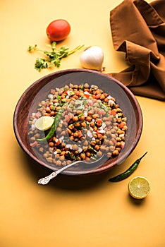 Black Chickpea Chaat or Kala Chana Chat recipe