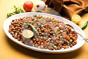 Black Chickpea Chaat or Kala Chana Chat recipe