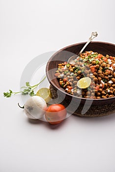 Black Chickpea Chaat or Kala Chana Chat recipe