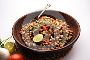 Black Chickpea Chaat or Kala Chana Chat recipe