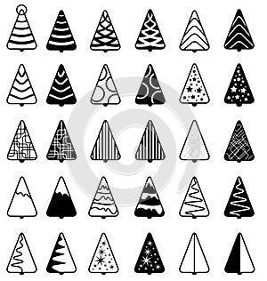 Christmas Tree Icon set