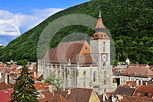 Black church in brasov photo