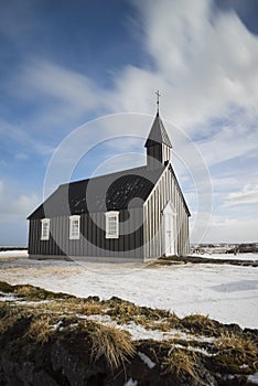 The Black Church by Hotel Budir. photo