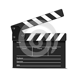 Cinema clap. Vector illustration