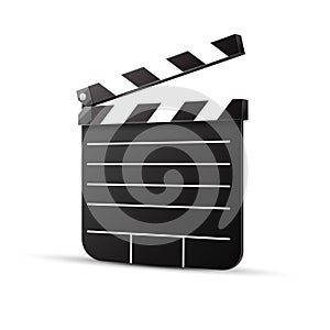 Black cinema clapper .