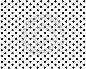 Black circles, seamless  pattern