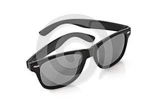 Black classic plastic sunglasses