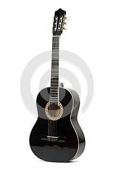 Black classical guitar