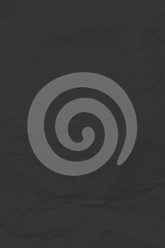 Black clean crumpled paper