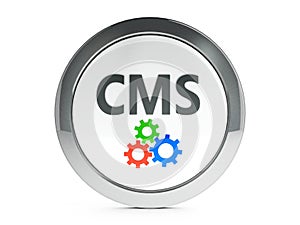 Black CMS icon with highlight