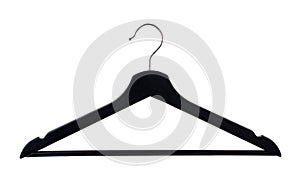 Black coat hanger