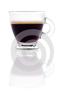 Black coffee espresso. photo