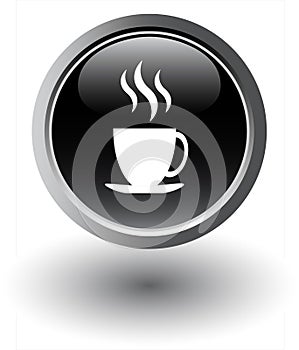 Black coffee / tea icon