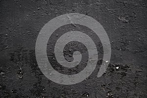 Black plaster wall texture