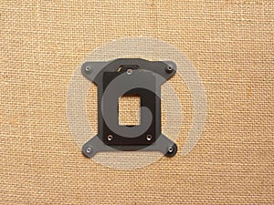 Black CPU retention bracket