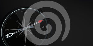 Black Compass Banner