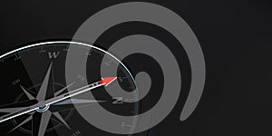 Black Compass Banner