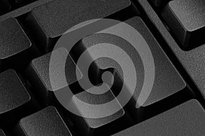 Black computer keyboard