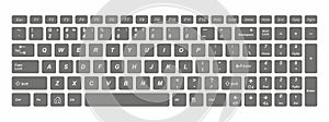 ÃÂ¡omputer keyboard. vector illustration