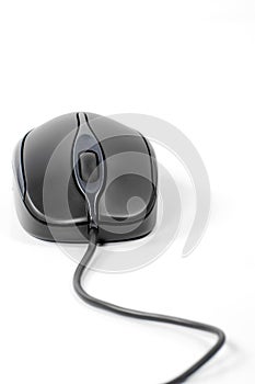 Black computer mouse