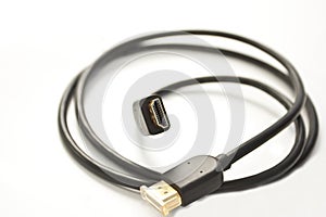 Black cord for a signal transmission