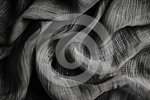 black cotton fabric texture background