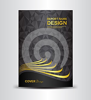 Black Cover designn template