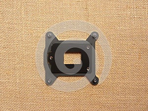 Black CPU bracket