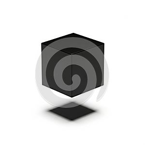 The shadow is slightly blurred indicating a light source from above