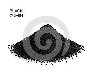 Black Cumin, Nigella Sativa or Black Caraway Seeds