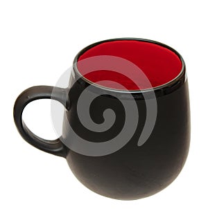 A black cup