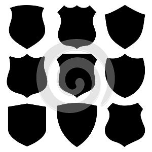 Black custom shields