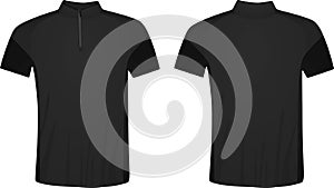 Black cycling jersey