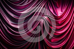 Black dark deep burgundy ruby cherry plum red abstract background. Silk satin velvet fabric. Elegant luxury rich. Curtain drapery photo