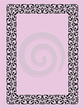 Black decorative frame