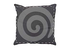 Black decorative pillow